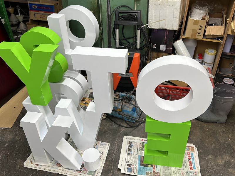 立体字